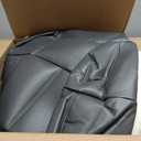 Priprilod #122 Dark Gray Leather Driver Side Bottom and Foam Cushion Replacement Seat Cover Compatible with Chevy Silverado Tahoe Suburban Avalanche GMC Sierra Yukon 1999 2000 2001 2002