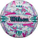 Wilson Outdoor Recreational Volleyball - Official Size (White/Purple)