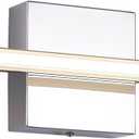 Chrome Bathroom Light Fixtures 24 Inch Bath Wall Lighting IP44 14W Vanity Lamp Bar Modern LED Lights for Vanity Rectangle Bathroom Lamps Over Mirror Acrylic Restroom Sink Light, 23.6 Inch