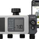 Orbit B-hyve XD 4-Port Smart Hose Watering Timer - App Controlled - Smart WeatherSense - Bluetooth Sprinkler Timer with Remote Control - Multi Outlet Yard Irrigation System - 24634