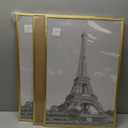 Upsimples 16x24 Picture Frame Gold 3 Pack, Scratch-Proof Poster Frames 16 x 24 for Photo Gallery - Slide-In Strips, Horizontal or Vertical Wall Mounting