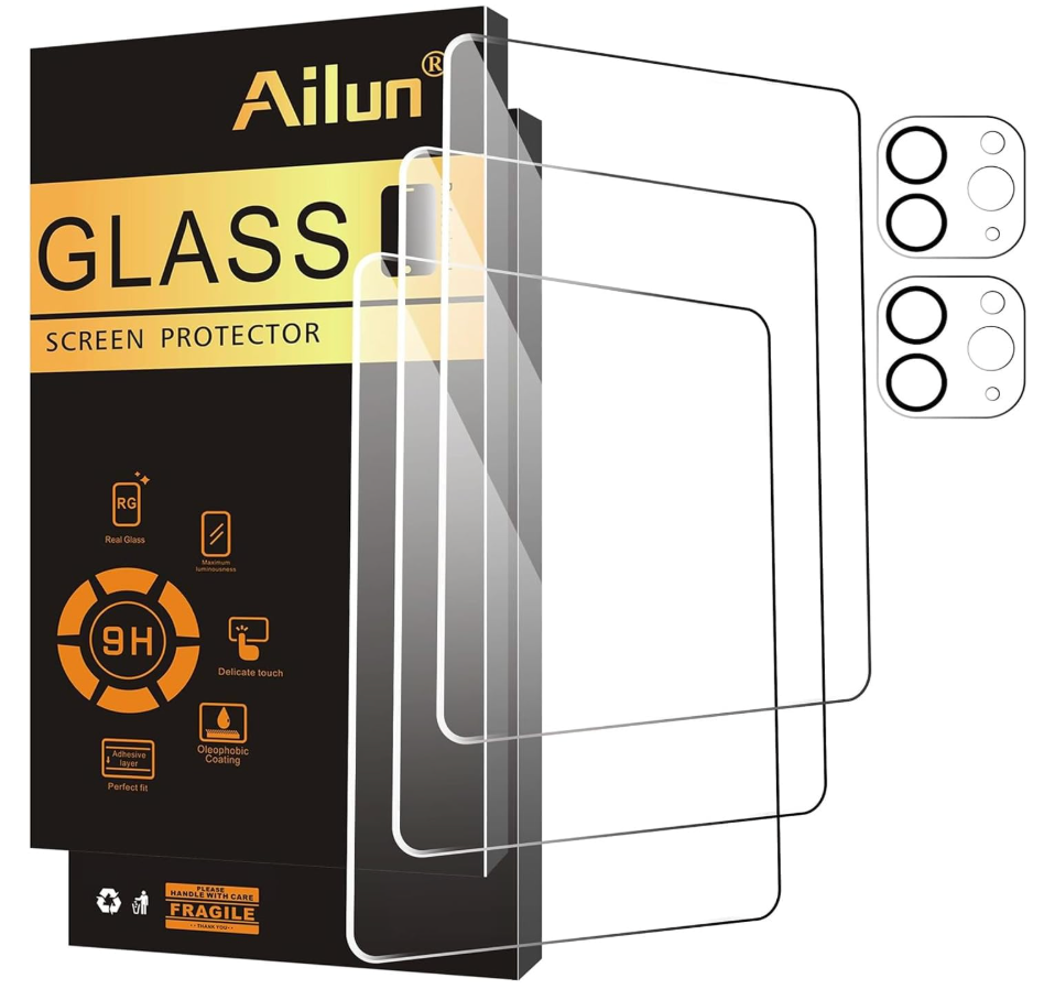 Ailun Screen Protector for iPhone 17 Pro Max, Tempered Glass