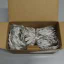 LYHOPE 12ft x 5ft 360 LED Christmas Net Lights, 11 Modes 30V Christmas Lights, Clear White-Multi Color Changing Mesh Decorative Net Light for Xmas Tree Bush Wedding Garden Outdoor Indoor Decor