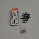 JBL Tune 310C - Wired Hi-Res in-Ear Headphones, Tangle-Free Flat Cable, 3-Button Remote with Microphone (Black)
