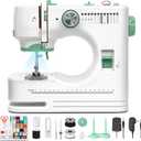 Sewing Machine for Beginners -12 Built-in Stitches|42 PCS Accessory Kit,Foot pedal, Low/High-Speed,Portable Mini Sewing Machine for Home DIY,Quick Fix