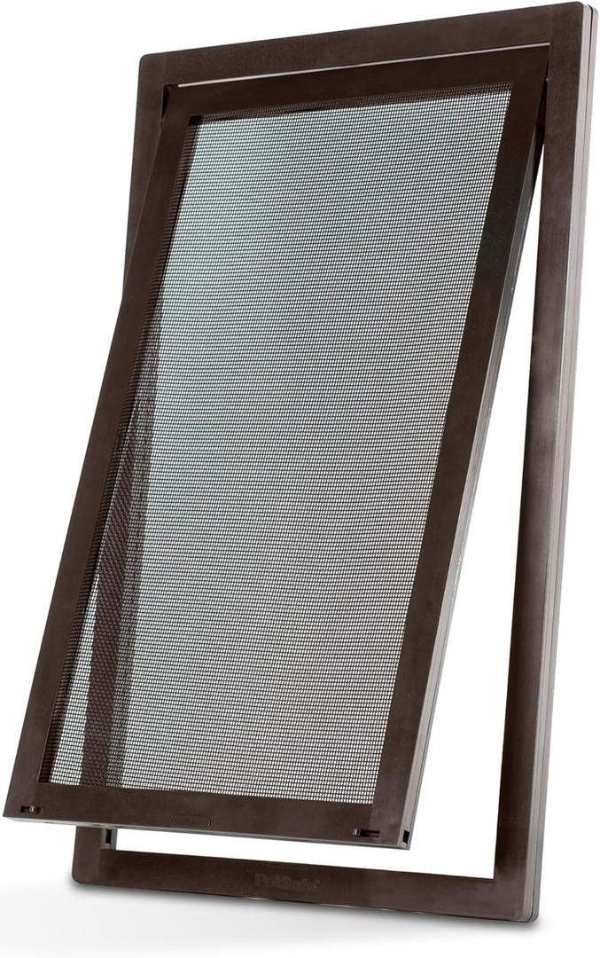 PetSafe Pet Screen Door - Heavy Duty, Tear- & Puncture-Resistant Dog & Cat Mesh Flap - Storm Door Compatible - Large - for Dogs & Cats up to 100 lb