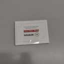 2 Pack Sliding Horizontal Badge Holder Hard Plastic Key Card Work Badge Sleeve for Office School Factory Teacher Student (White)