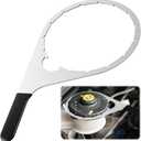 1 Pcs 6" Collar/Vent Cap Fuel Filter Wrench Compatible with Davco 380134 382, Detroit Trucks, Cummins Paccar Diesel Engines, Fuel Filter Removal Tool, Black