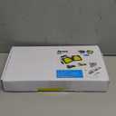 iKKEGOL Upgraded USB Double Foot Pedal Optical Switch Control 2 Key Three Button Program Computer Keyboard Mouse Game Action HID (Double Pedal)