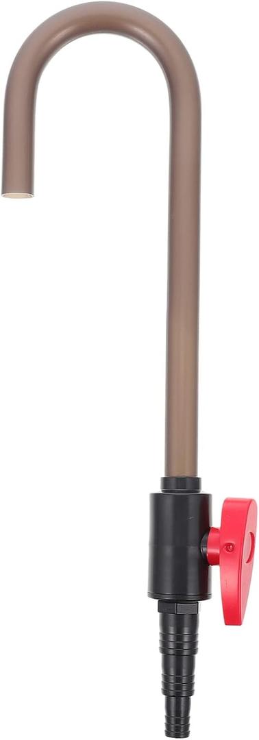 VILLCASE Hanging Type Aquarium Water Changer with Hook 14.56In Fish Tank Water Supply Tool Lightweight Easy Installation for Fish Tank Maintenance