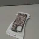 J.west Magnetic Case for iPhone 16 Case 6.1" Compatible with Magsafe,Matte Black Camera Lens Kickstand Drop Protection Animal Leopard Shockproof Rugged Phone Cover Cases Pack of 2