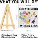 Painting Gifts for Women Men, Birthday Christmas Gifts for Artist Art Lover Students Painter, Art Lover Gifts for Teacher, Artist Birthday Gifts, Artist Decor Sign, Create More Worry Less