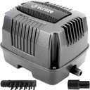 VCRAZE Powerful Linear Air Pump, KP80 Pond Air Pump Pond Aerator, 1350GPH Aeration System for Koi Pond Aeration, Aquarium, Waste Treatment, Fish Farm, Seafood Restaurant