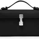 Clutch Purses for Women - Small Purse Top Handle - Evening Bag - Adjustable Crossbody Handbag - Trendy PU Leather