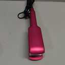 Terviiix 2 Inch Wide Ceramic Hair Straightener Flat Iron for Thick Curly Hair - Heats in 30s, 300F-450F Adjustable, Dual Voltage for Travel, Auto Shut Off, Pink