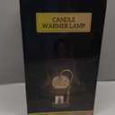 Hisummer Candle Warmer Lamp with Timer, Dimmable Candle Lamp Warmer with 312 K9 Crystals Adjustable Height Electric Candle Warmer for Women Gifts, Wax Warmer Lamp with 2 Bulbs for Jar Candles (Gold)