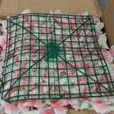 Flower Wall Panel Set, U'Artliens Artificial Wall Flower Backdrop 24x16 Inch 3D Silk Hydrangea Rose Floral Panel for Photo Background Home Party Wedding Backdrop Decoration (12 Pcs, Pink)