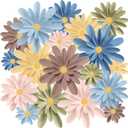 18 Pcs Paper Flowers Decorations for Wall DIY Flower Bulletin Board 3D Fiesta Paper Floral Backdrop Decoration for Photo Backdrop Classroom Back to School Party(Fresh Color)