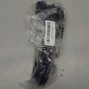 2 Way Power Cord Splitter Cable 6 Ft-3 Prong 1 to 2 Extension Cord-Outlet Saver-Elecan Male to Female Y Splitter Power Extension Cable StripUL Certified SJTW 16 Gauge 13 A/125 VBlack