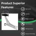 51350TVAA04 1PC Front Lower Control Arm Right Fit for Compatible with Honda 2018 2019 2020 2021 2022 Accord