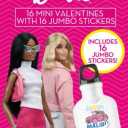 Exchange card Barbie Die Cut stickers 4 Pack