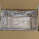 CiWiVOKi 2 Pack Trash Bag Holder with Bamboo Lid  Stackable Under Sink Organizer & Garbage Bag Dispenser for Kitchen Organization  Large Plastic Holder for Laundry Room, Pantry, Bathroom, Cabinets