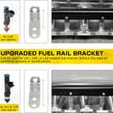 For LS LS1 LS2 LS6 Intake Manifold with Cathedral Port Compatible with Chevy 4.8 5.3 5.7 6.0 L (92MM Black)