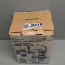 Smartyle® Electric Tea Kettle with Thermometer,1.0L Gooseneck Electric Kettle,304 Stainless Steel,Auto ShutOff,1200W Pour Over Coffee Pot for Brewing Coffee & Tea at Home,Office,or Café (Chrome)