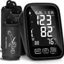 Blood Pressure Machine for Home Use - 3 Size Cuffs, Small 7"-9", Medium/Large 9"-17" and XL Extra Large 13"-21", Accurate Digital Automatic Upper Arm BP Monitor, Large Backlit Display, 3-User Mode