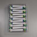 Replacement Brush Heads Compatible with Oral B Braun Electric Toothbrush - Floss Toothbrush Head Fits for Oral B Pro 1000 Genius Smart Series (12 Pack) (White)