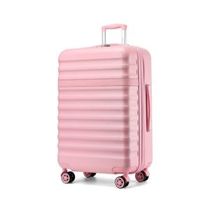 Kono Expandable 28 Inch Large Checked Luggage: ABS+PC Hardside Trolley Travel Case - Hard Shell Suitcase with TSA Lock, Pink