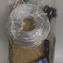 YEGUO Solar Christmas Lights Outdoor Waterproof, 2 Packs Each 33ft 100 LED Rope Lights, 8 Modes Fairy String Lights in Clear Thin Tube for Camping Fence Patio Garden Trampoline Deck(Red)