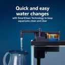 Aqueon SmartClean Power Filter with EcoRenew Filter Cartridge, Quick and Easy Water Changes, Quiet Operation, Adjustable Flow, for 30-50 Gallon Freshwater and Saltwater Aquariums, Large