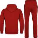 Men's Tracksuit 2 Piece Sets Fleece Casual Jogging Athletic Suits Hoodie Long Sleeve Athletic Sweatsuits (XL)