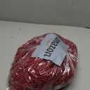 WAZZIO Burgundy Sheer Curtains 63 Inches Long 2 Panel Cotton Blend Crochet Lace Curtain Tassel Rod Pocket Design Semi Sheer Light Filtering Boho Curtains for Bedroom Living Room Window Drapes Dark Red