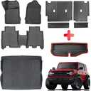 Mabett Floor Mats for 2021-2026 Ford Bronco Accessories 4 Door
All Weather TPE Floor Mats with Cargo Liner Backrest Mats Door Sill Guards and Trunk Lower Mats