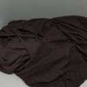 Ruaozz Recliner Sofa Covers Recliner Chair Covers Recliner Covers for Reclining Chair with Pockets Washable Furniture Protector with Elastic Bottom (1 Seater, Chocolate)