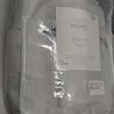 Vision Home Blue Fog Pinch Pleated Full Blackout Curtains Linen Blended Room Darkening Window Curtains 90 inch for Living Room Bedroom Thermal Insulated Pinch Pleat Drapes with Hooks 1 Panel 60"Wx90"L