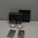 Sabary 2 Sets Leather Rocks Glasses 11.5 oz Leather Wrapped Whiskey Glasses with Gift Box Glass Sleeve Bourbon Glass Gift for Men Father (Brown)