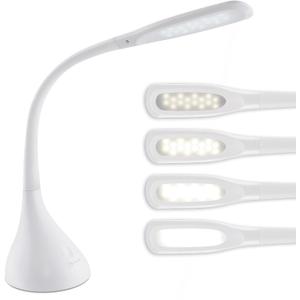 OttLite Creative Curves LED Desk Lamp with Adjustable Neck - Dimmable with 4 Brightness Settings & Energy Efficient Natural Daylight LEDs for Home Office, Computer Desk, & Dorms