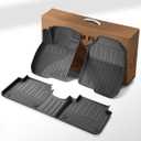 All Weather Floor Mats Fit for 2017-2022 Honda CR-V All Models (Include Hybrid) - Custom Fit TPE Floor Liners Accessories for Honda CRV 1st and 2nd Row Full Set Car Mats