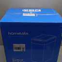 hOmeLabs - 13 Gallon Kitchen Trash Can - Retractable Automatic Sensor Butterfly Lid, Space-Saving Design, Easy to Clean, Battery-Operated with Batteries Included - Dark Stainless Steel