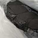 X-Large 100 Count Shoe Covers Disposable Non-Slip, Premium Cloth Boot Covers, Slip-resistant, Durable, Breathable, Non-toxic, Recyclable, Stretchable Fits Up to Size 13 US Men - Black