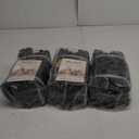 Small Storage Baskets for Organizing | Closet Organizer Bins | Shelf Toy Basket | Woven Rope Baskets | Cube Decorative Box | Shallow Basket | 11.5x7.5x4.7 | 3 Packs Black