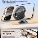 SYNCWIRE for MagSafe Car Mount - 360 Rotation Magnetic Phone Holder for Car Dashboard, Strong Magnet Car Phone Holder Mount Compatible iPhone 17 Pro Max Air 16 15 14 13 - Car Accessories for Women Men