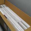 10 Pcs Cardboard Portable Garbage Can with 20 Trash Bags, Disposeable Extra Large Trash Cans, 13 Gallon (21.6" H x 13.5" W x 10" D), Recycled Garbage Can and Reuseable Garbage Boxes, White