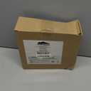 JOIEDOMI 9 inch Silver PVC Star Christmas Tree Topper, with 10 Warm White Light Glitter Swirl Battery Powered Indoor Decorations for Home Holiday Xmas Party