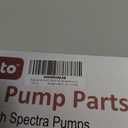 Pump Parts Compatible with Spectra S1/S2/9Plus Breastpump, Full Set Replacement Parts for Spectra Include 17mm Flange,Duckbill Valve,Backflow Protector,Tube,Bottle, Not Original Accessories