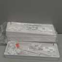 SPACEKEEPER Slim Rolling Storage Cart 4 Tier Bathroom Organizer Mobile Shelving Unit Utility Cart Tower Rack for Kitchen Laundry Narrow Places, White