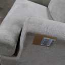 Signature Design by Ashley Soletren Contemporary Chenille Chair and a Half, Off-White